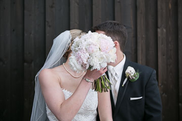 cute wedding photo at ranch club